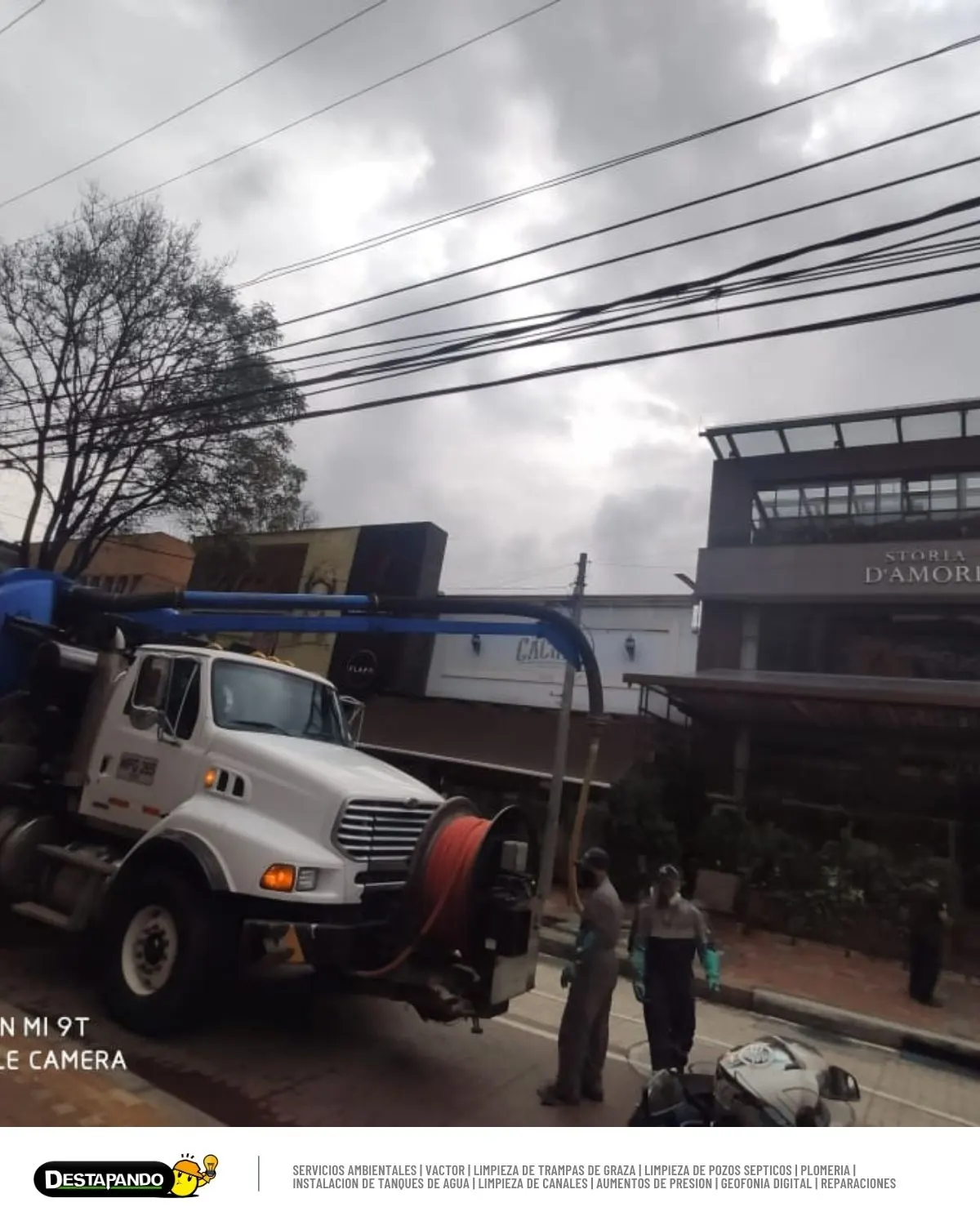Servicio de destape con Vactor en Bogotá