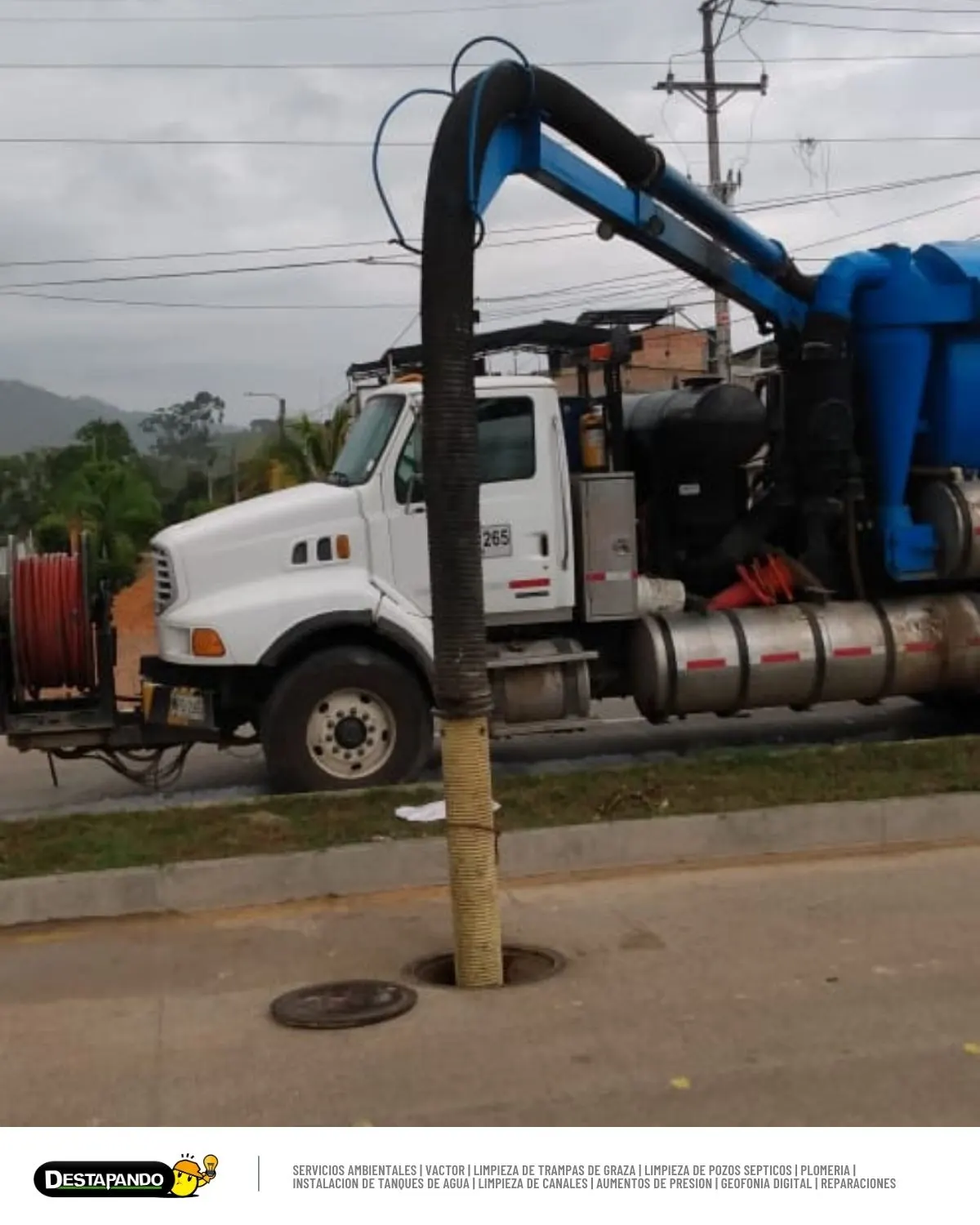 Mantenimiento de alcantarillado con Vactor en Bogotá