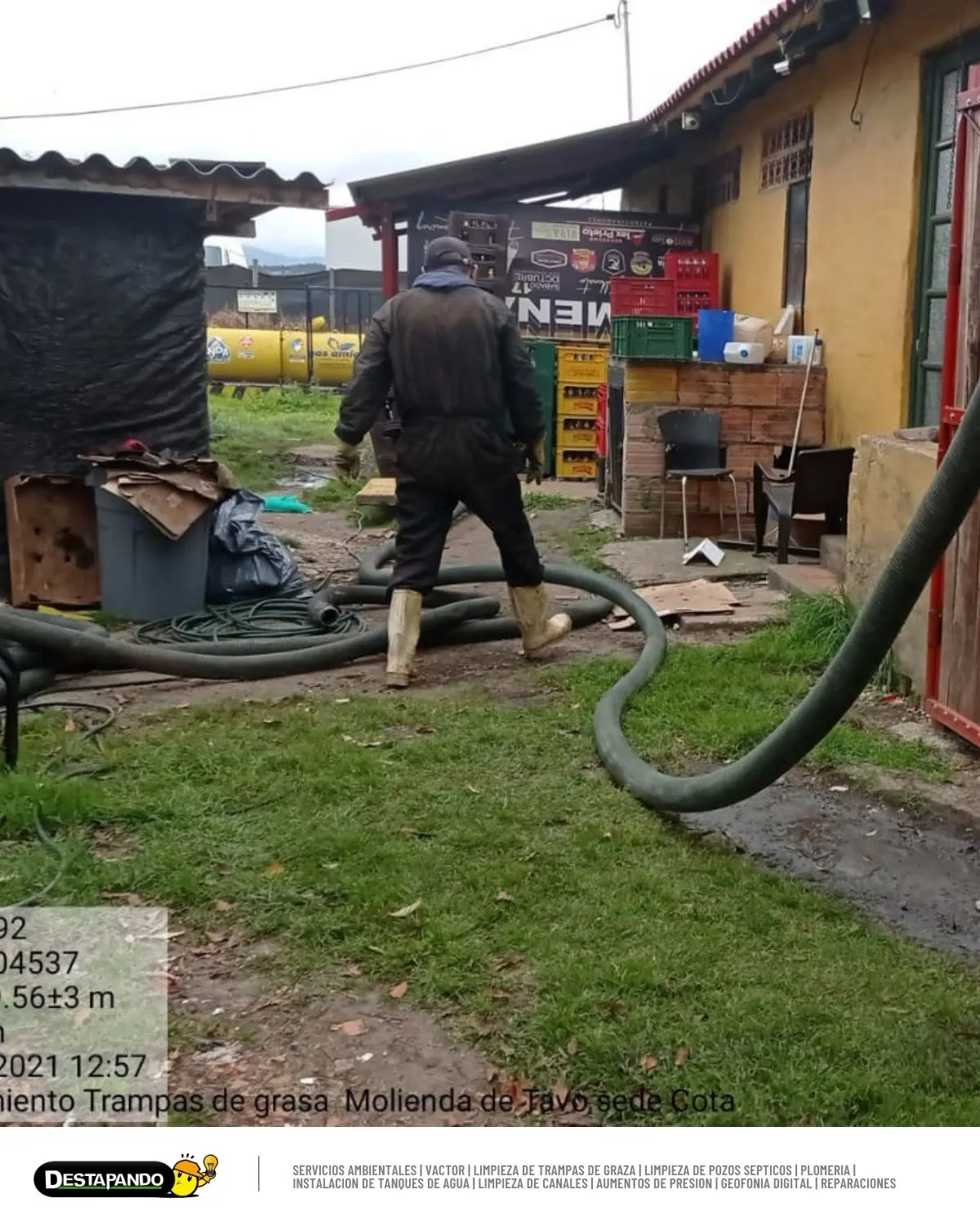 Lavado de pozo séptico en Bogotá - Proyecto 4