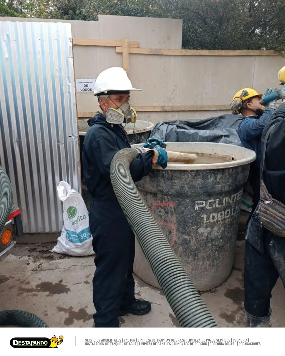 Succión de residuos grasos en Bogotá - Proyecto 23