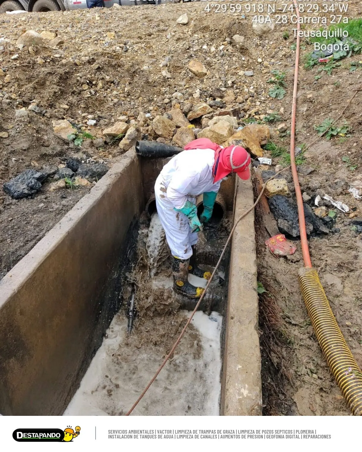 Camión de succión Vactor en Bogotá - Proyecto 18