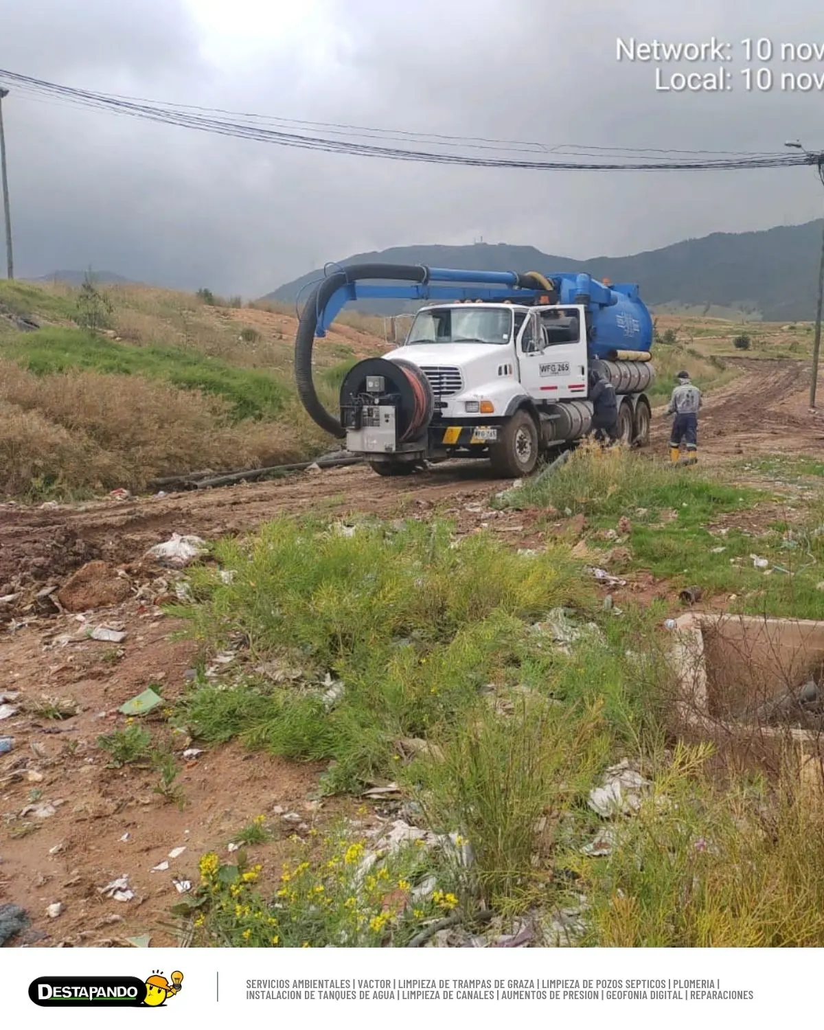 Equipo de succión y presión en Bogotá - Proyecto 23